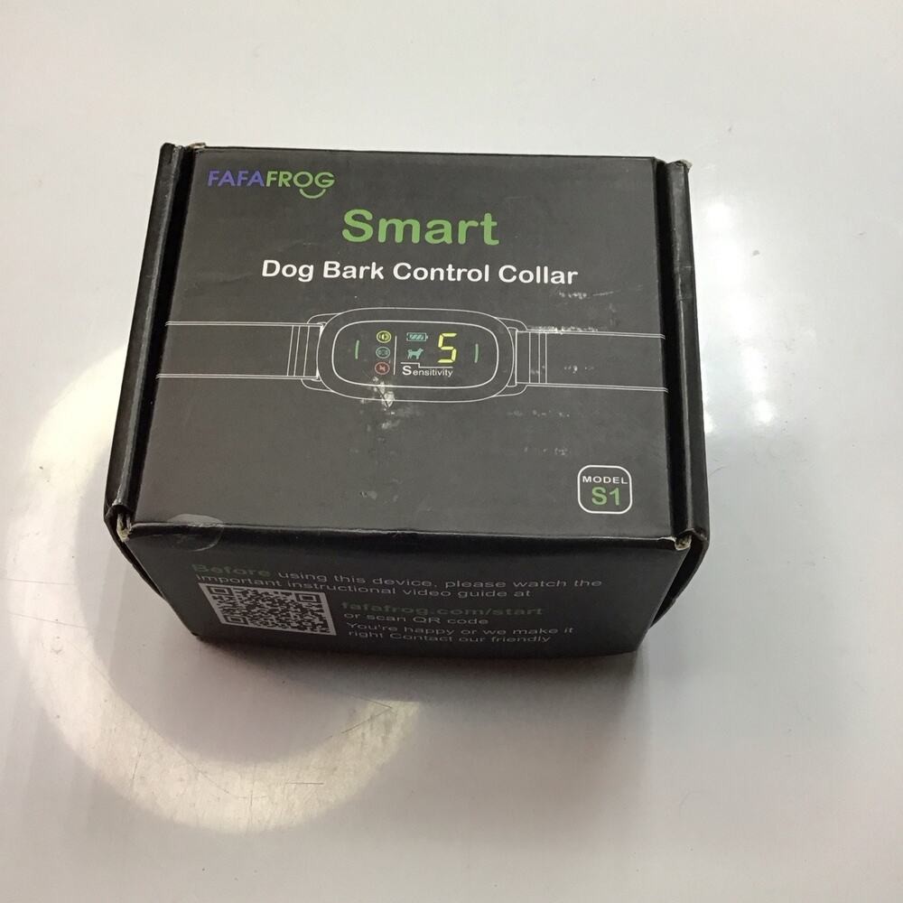 Dog Bark Collar, FAFAFROG Rechargeable Smart Barking Collar, anti Barking
